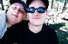 jenn and i camping, summer 1998